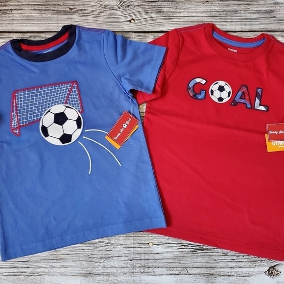 Gymboree Soccer Applique T-Shirts NWT - Picture 1 of 12
